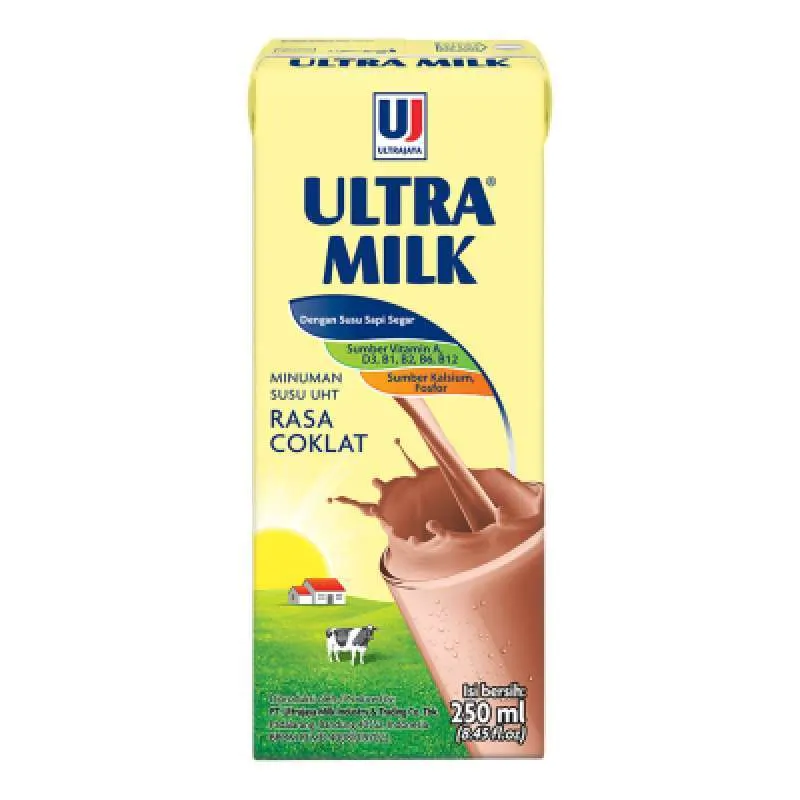 Ultra Milk UHT Cokelat 250ML