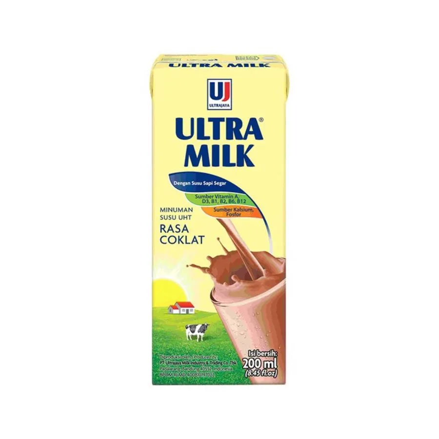 Ultra Milk UHT Cokelat 200ML
