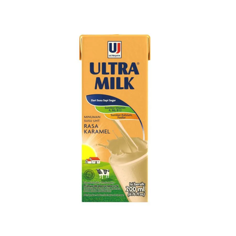 Ultra Milk UHT Karamel 200ML