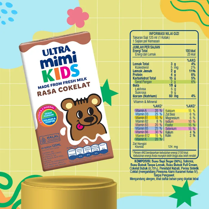 Ultra Mimi Kids UHT Cokelat 125ML