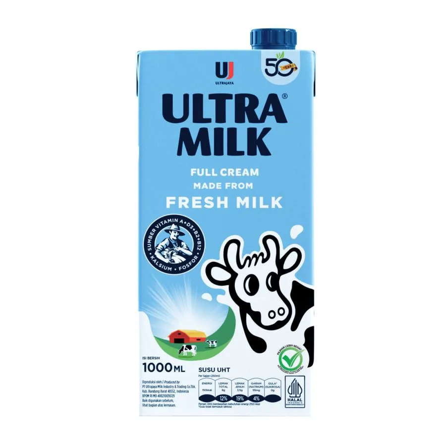 Ultra Milk UHT Full Cream 1000ML