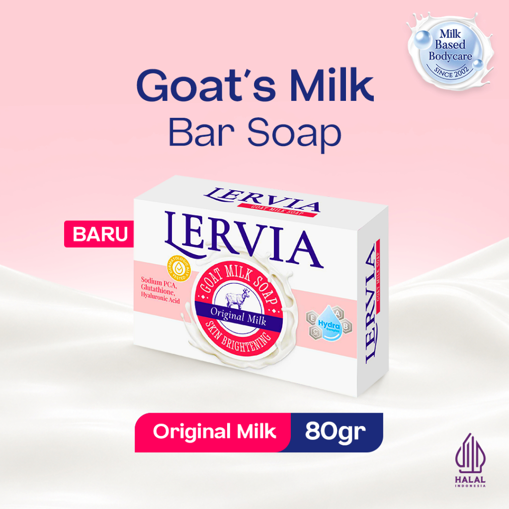 Lervia Bar Soap Original Goat Milk 80GR