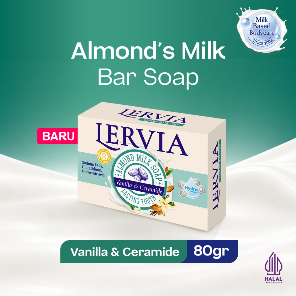 Lervia Bar Soap Vanilla & Ceramide 80GR