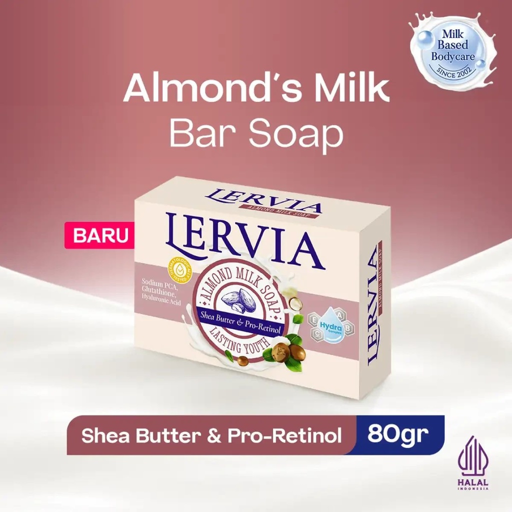 Lervia Bar Soap Shea Butter & Pro-Retinol 80GR