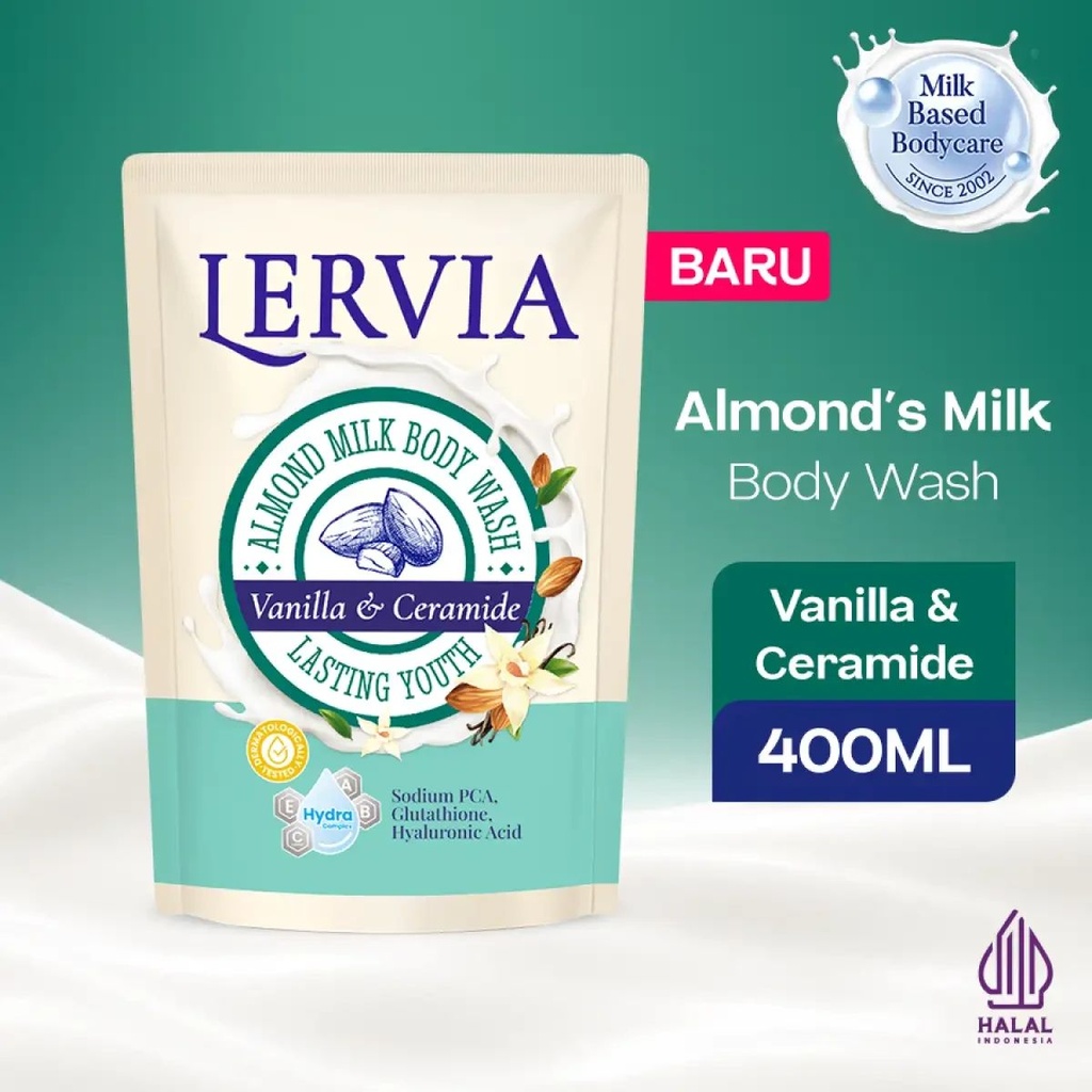 Lervia Body Wash Vanilla & Ceramide 400GR