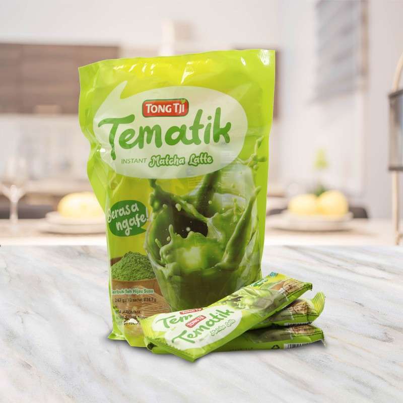 Tong Tji Tematik Matcha Latte Pch 247GR