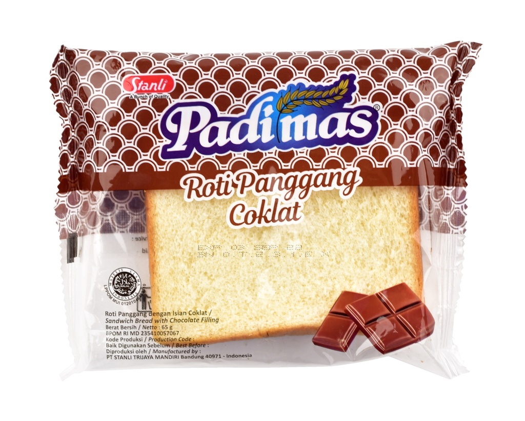 Padimas Roti Panggang Cokelat 60GR