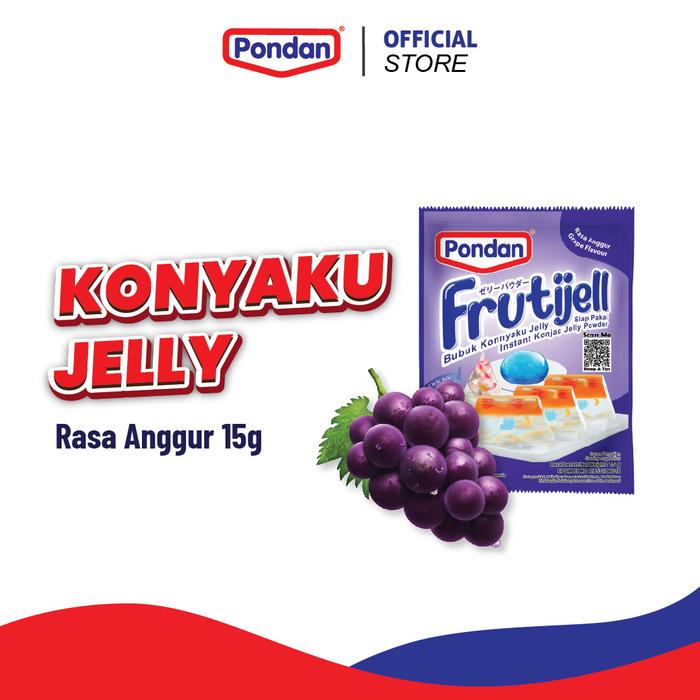 Pondan Fruitijell Anggur Flavour 15GR