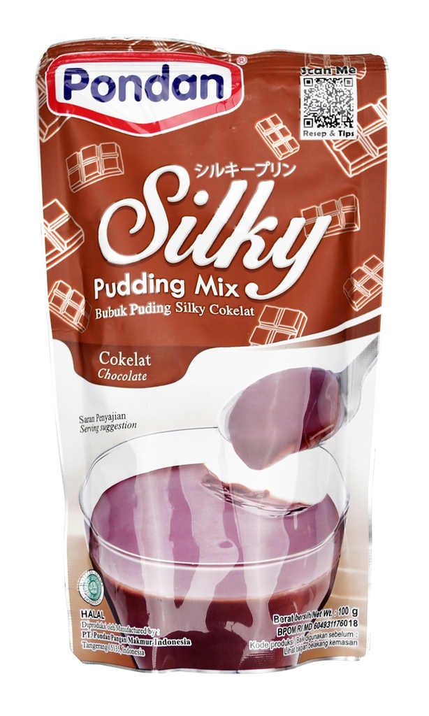Pondan Silky Bubuk Pudding Cokelat 100GR