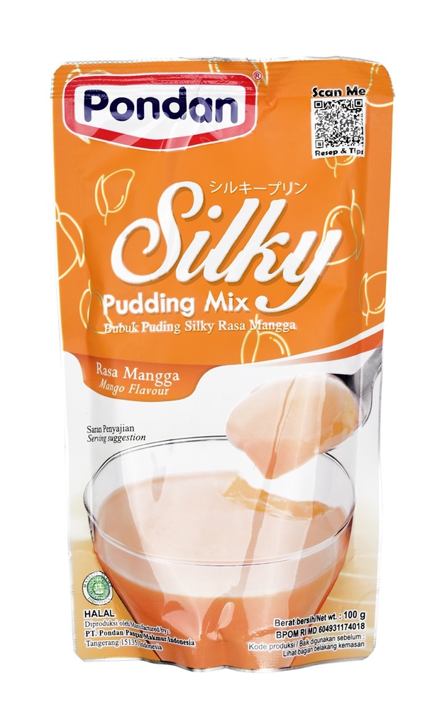 Pondan Silky Bubuk Pudding Mangga 100GR