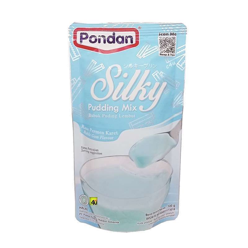 Pondan Silky Bubuk Pudding Permen Karet 100GR