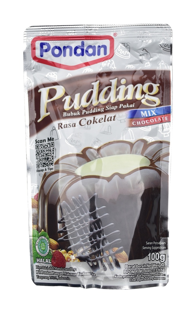 Pondan Pudding Cokelat 100GR