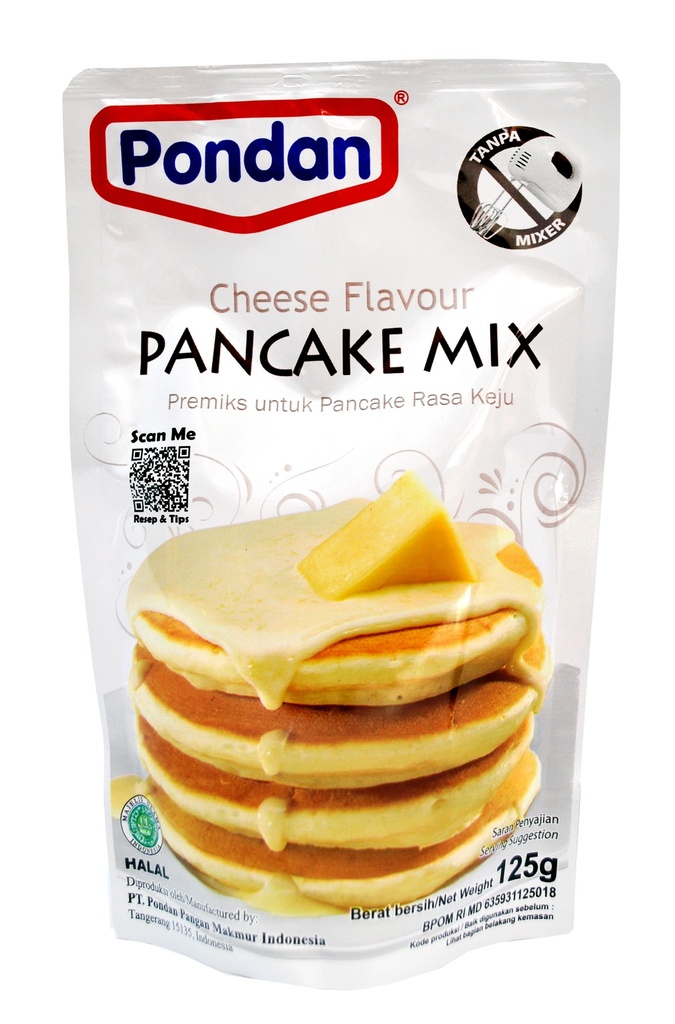 Pondan Pancake Mix Cheese 125GR