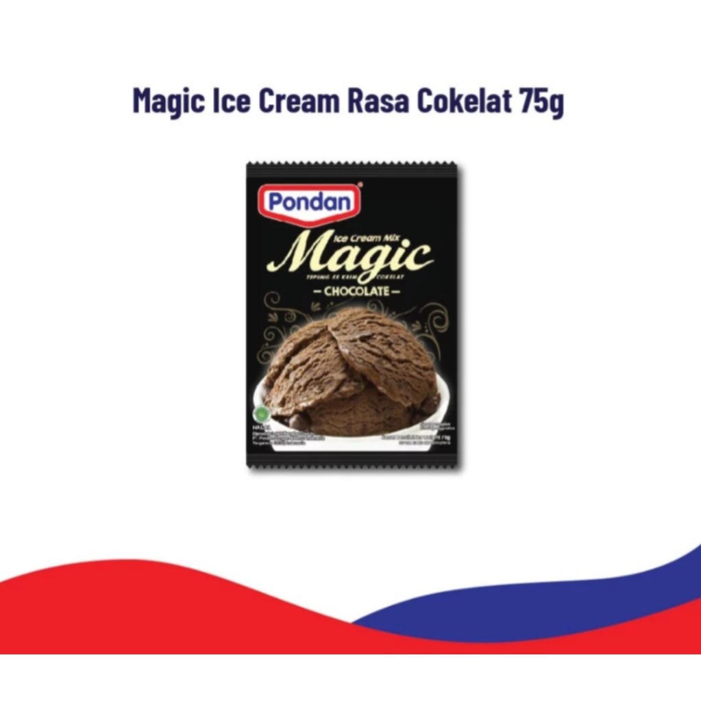 Pondan Magic Ice Cream Chocolate 75GR