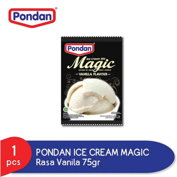 Pondan Magic Ice Cream Vanilla 75GR