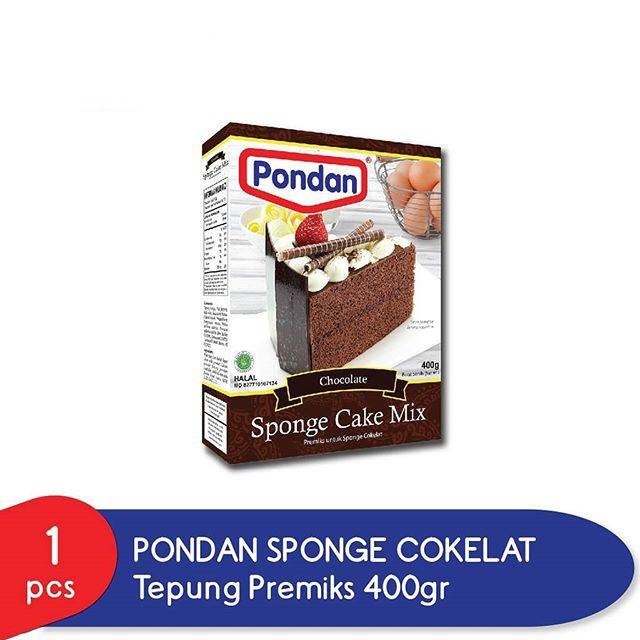 Pondan Sponge Cake Mix Cokelat 400GR