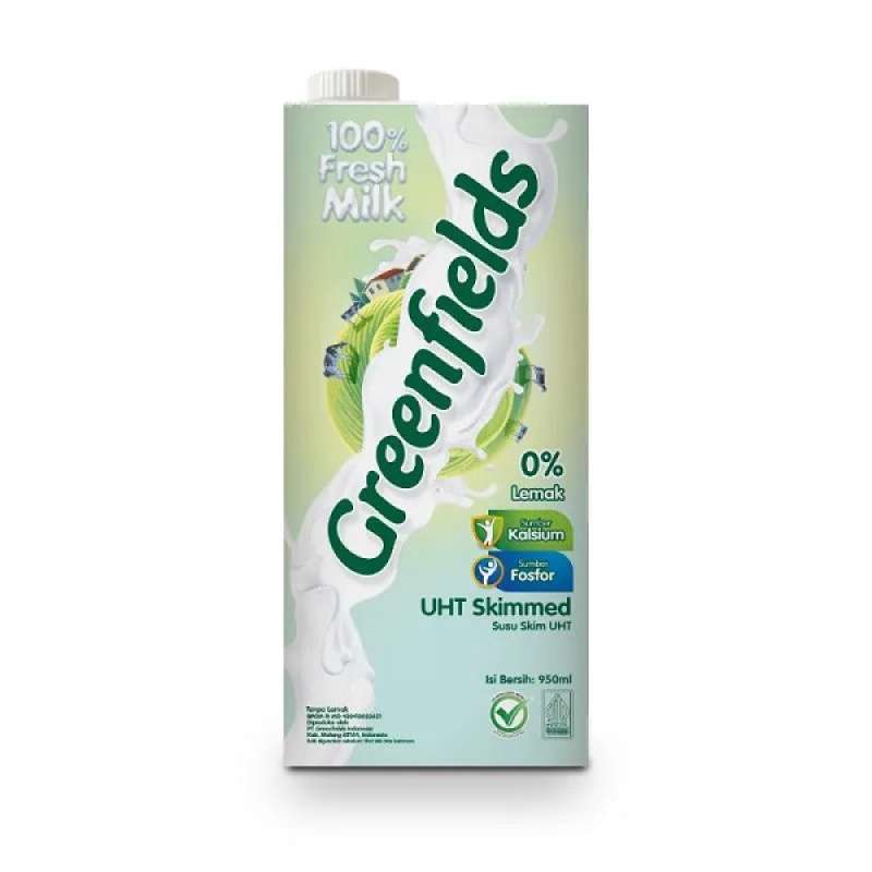 Greenfields UHT Skimmed 950ML