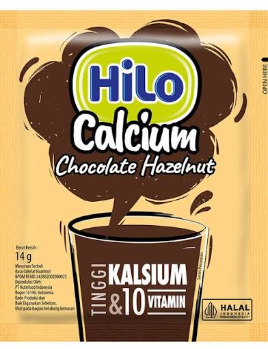 Hilo Calcium Chocolate Hazelnut 14GR
