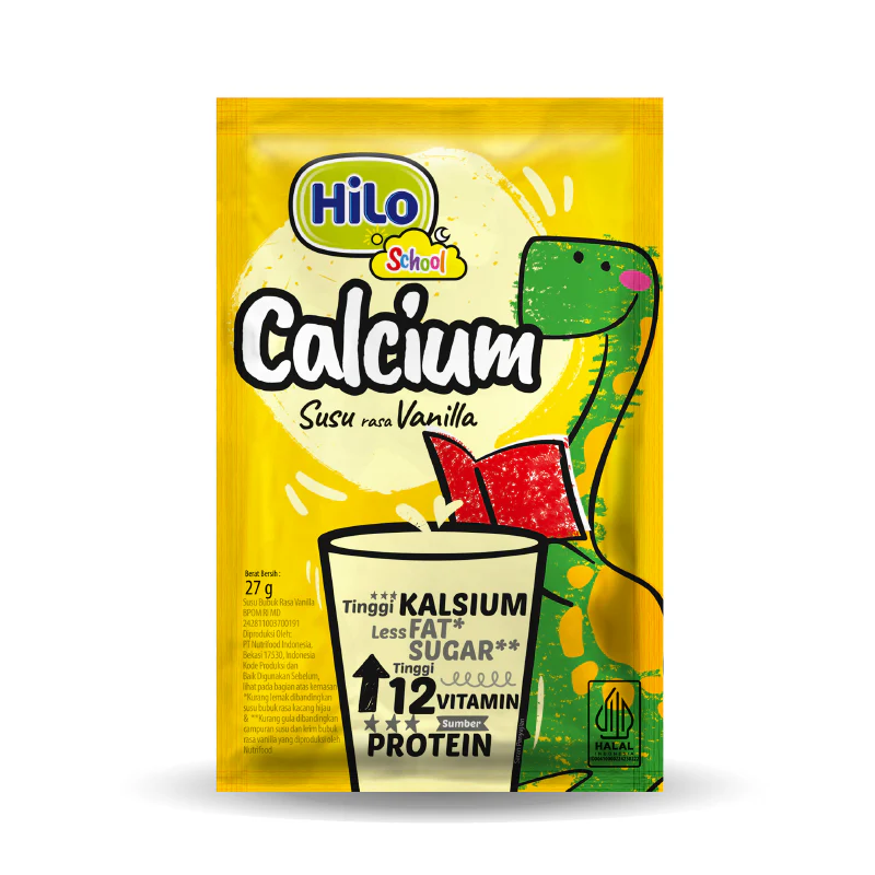 Hilo School Calcium Susu Vanilla 27GR