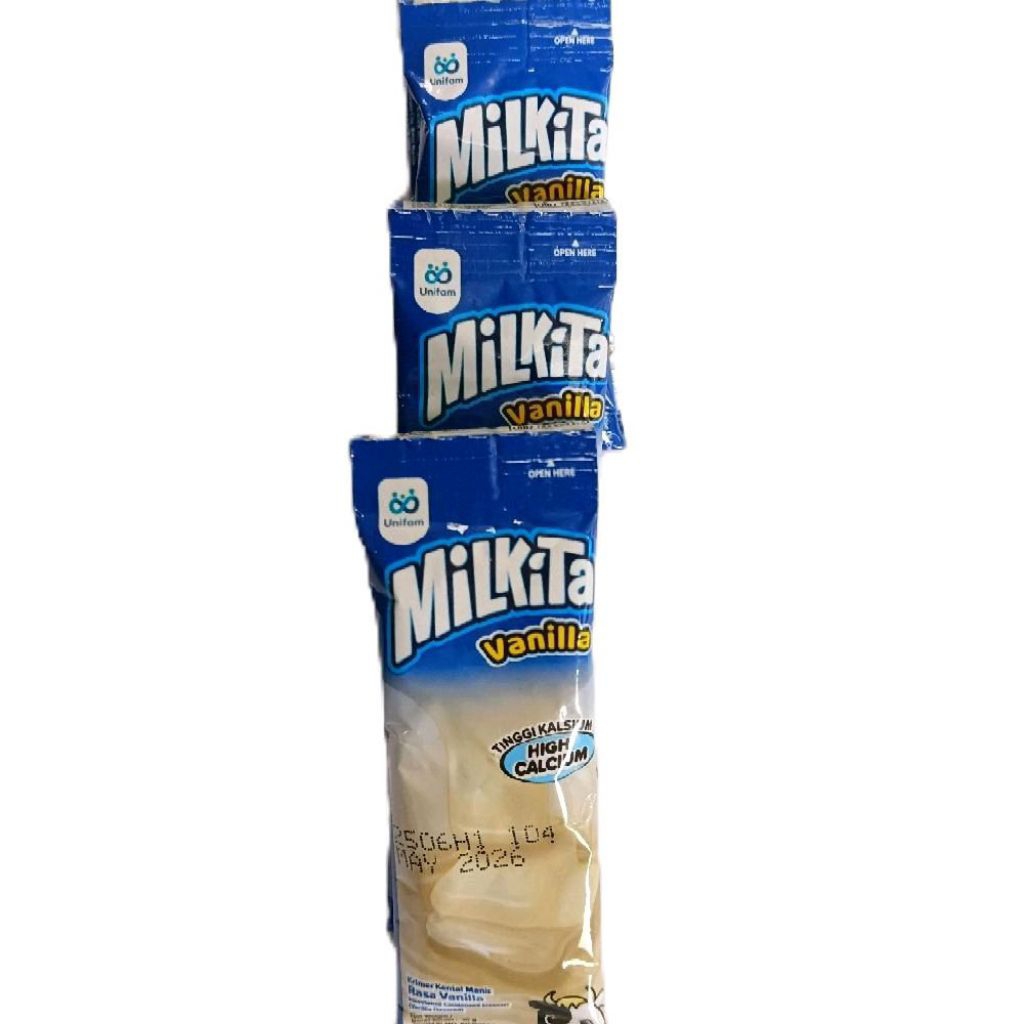 Milkita Krimer Kental Manis Vanilla 12X10GR