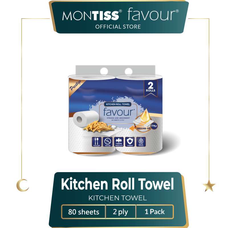 Favour Kitchen Roll Towel 80S