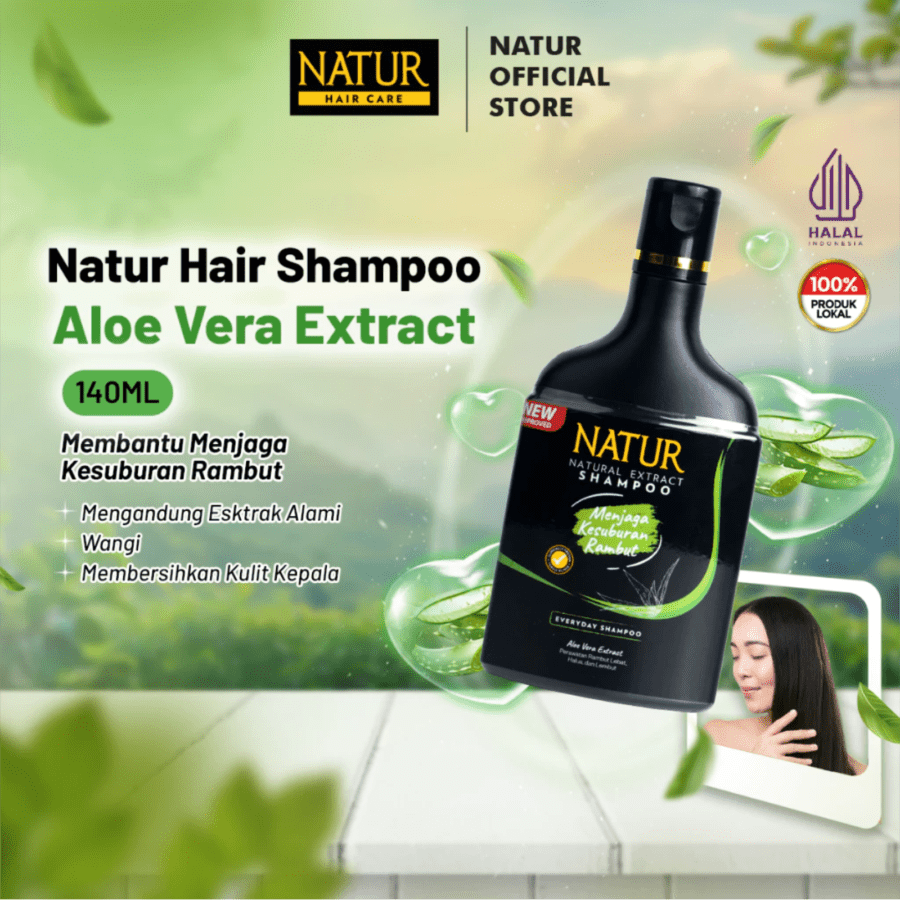 Natur Shampoo Aloe Vera Extract 140ML