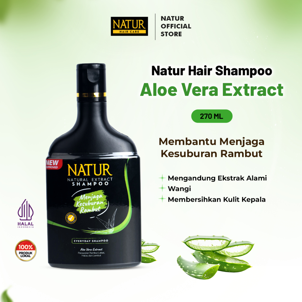 Natur Shampoo Aloe Vera Extract 270ML