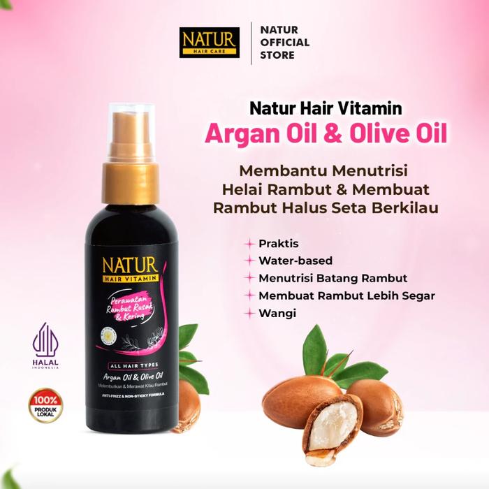 Natur Hair Vitamin Argan Oil & Olive Oil 80ML