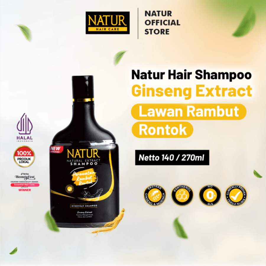 Natur Shampoo Ginseng Extract 270ML