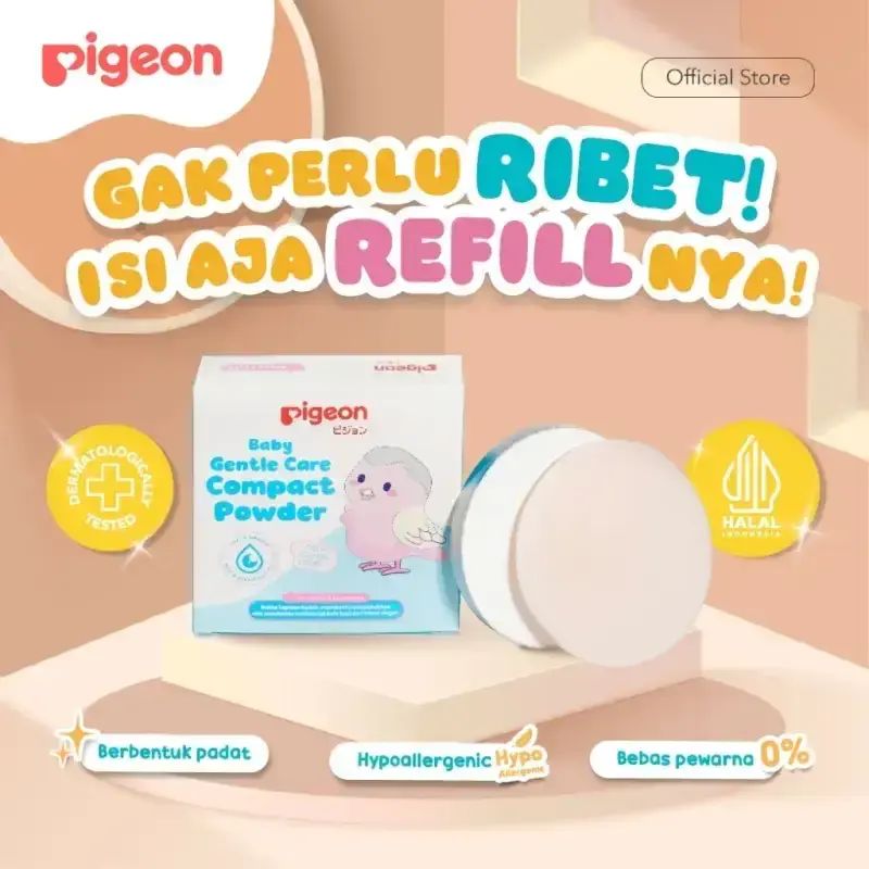 Pigeon Baby Gentle Care Compact Powder Refill 45GR