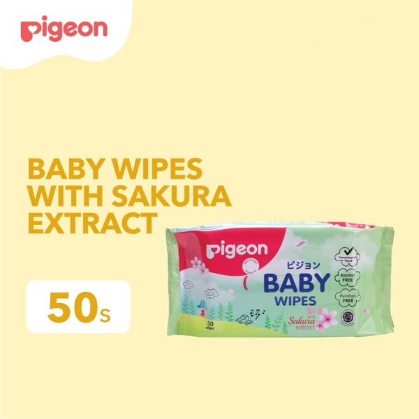 Pigeon Baby Wipes Sakura 50S
