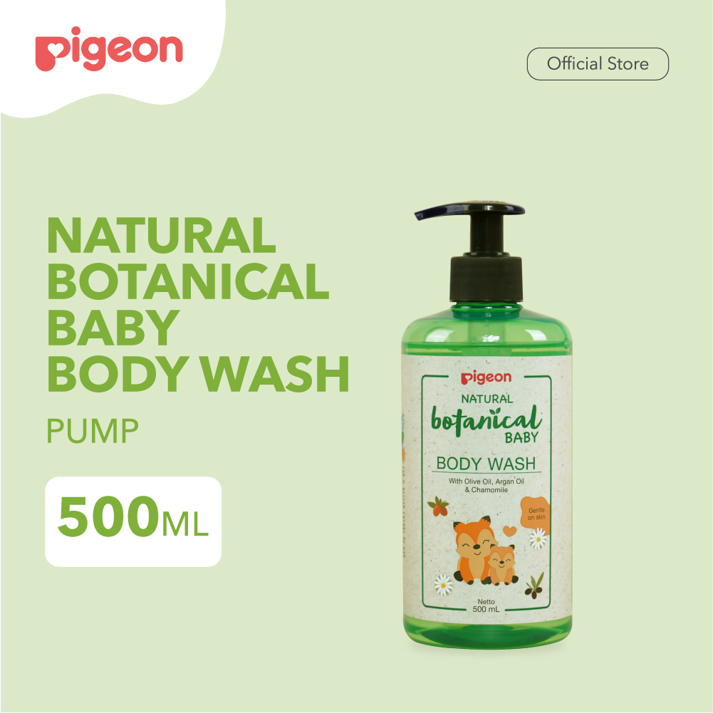 Pigeon Botanical Baby Body Wash Pump 500ML