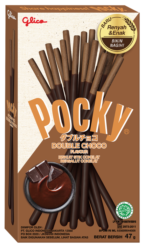 Glico Pocky Double Choco 47GR