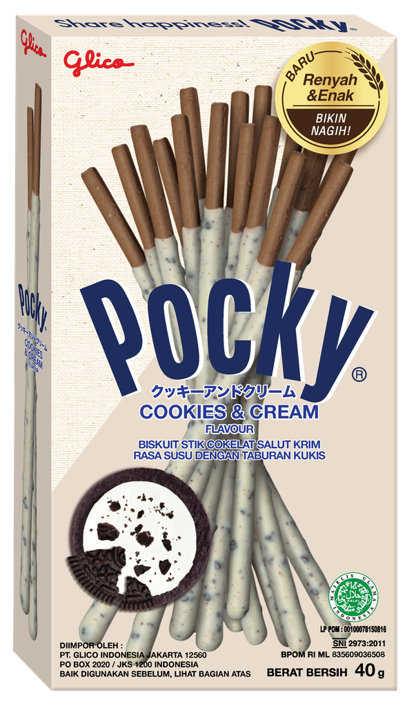 Glico Pocky Cookies & Cream 40GR