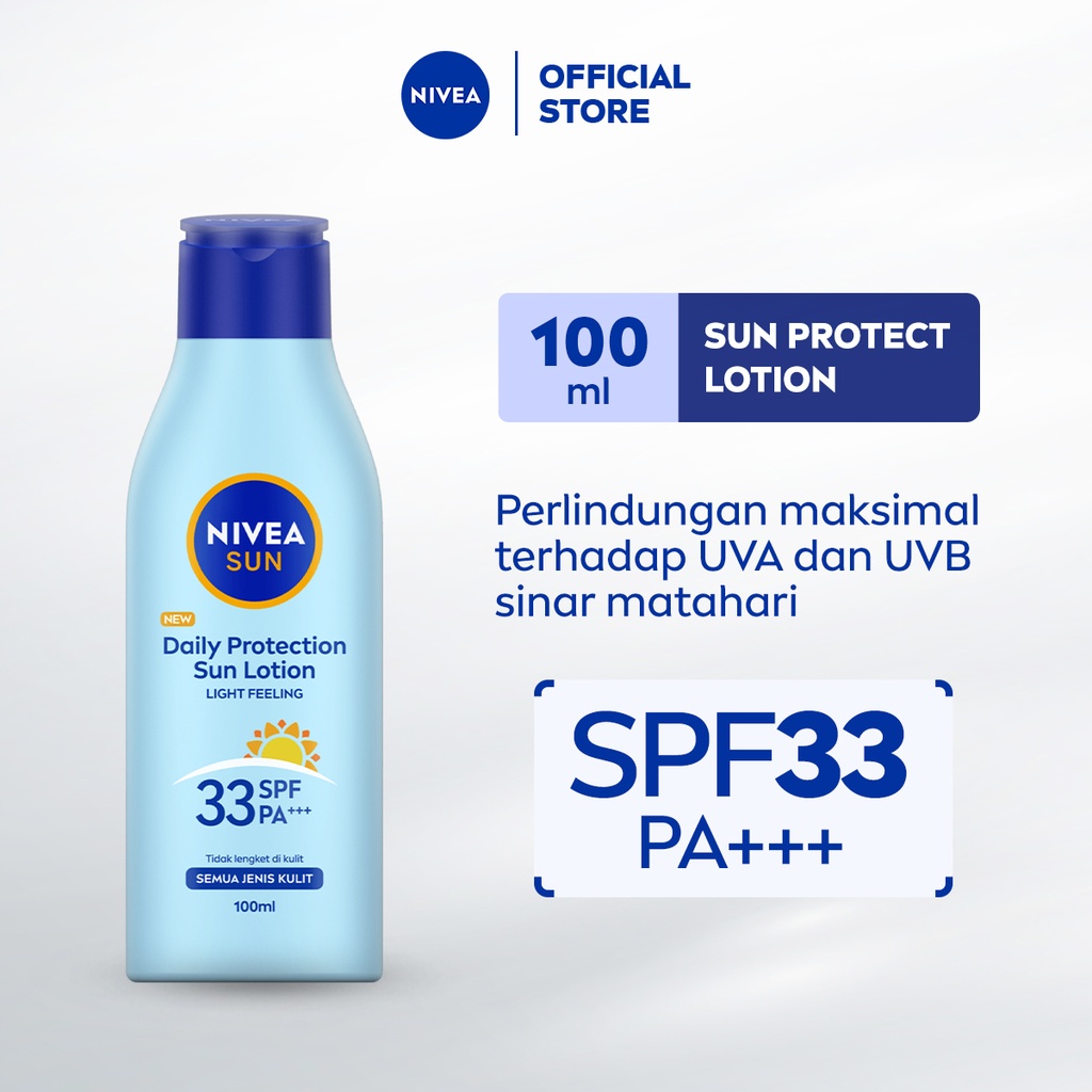 Nivea Sun Daily Protection Sun Lotion Light Feeling 33SPF PA+++ 100ML