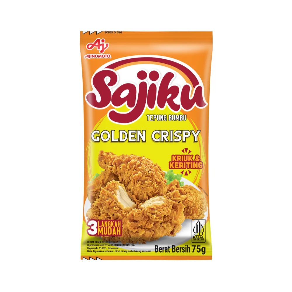 Ajinomoto Sajiku Tepung Bumbu Golden Crispy 75GR