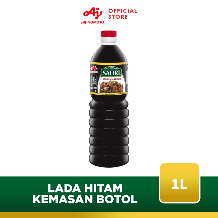 Saori Saus Lada Hitam 1LT
