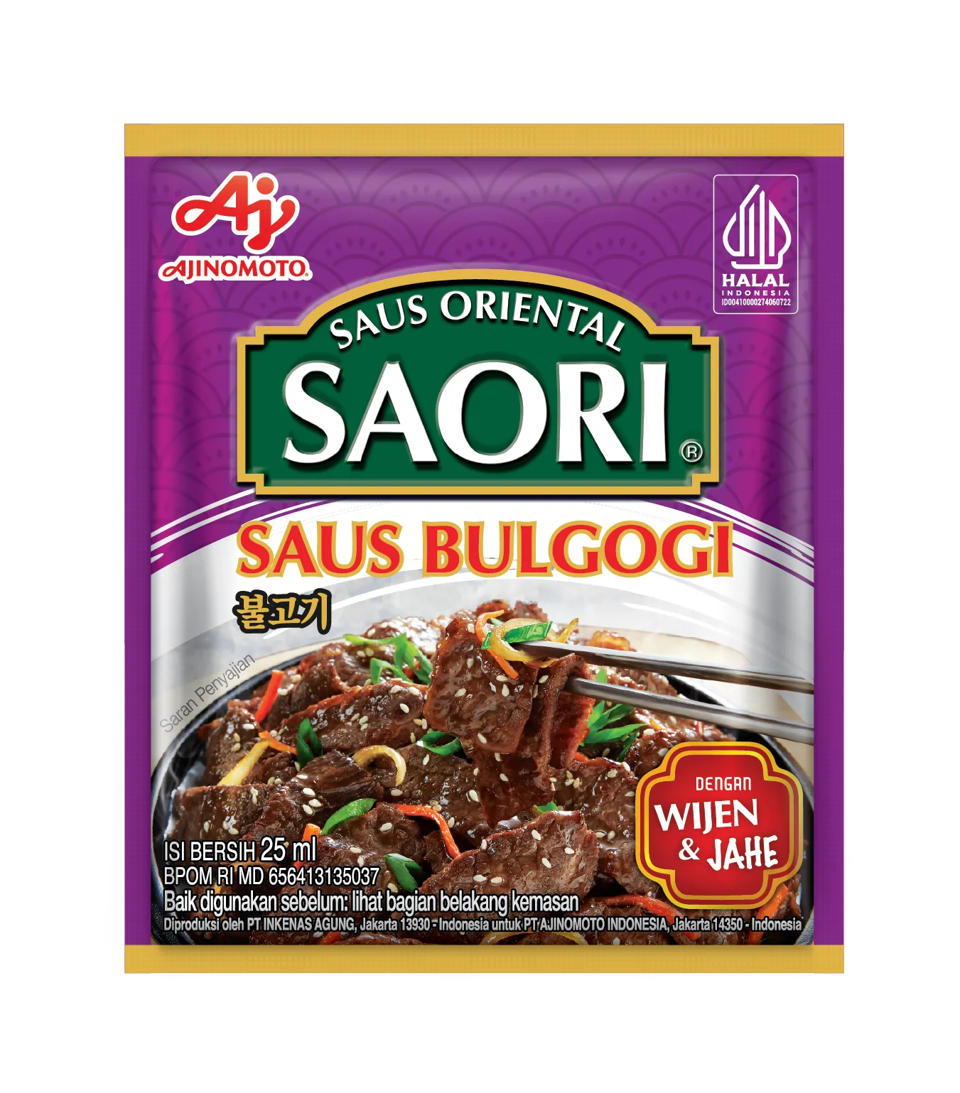 Saori Saus Bulgogi 25ML
