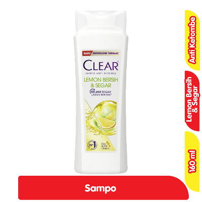 Clear Shampo Lemon Bersih & Segar 160ML