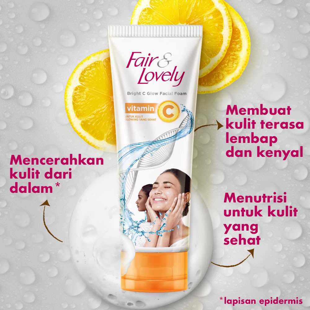 Glow & Lovely Facial Foam Bright C Glow 100GR
