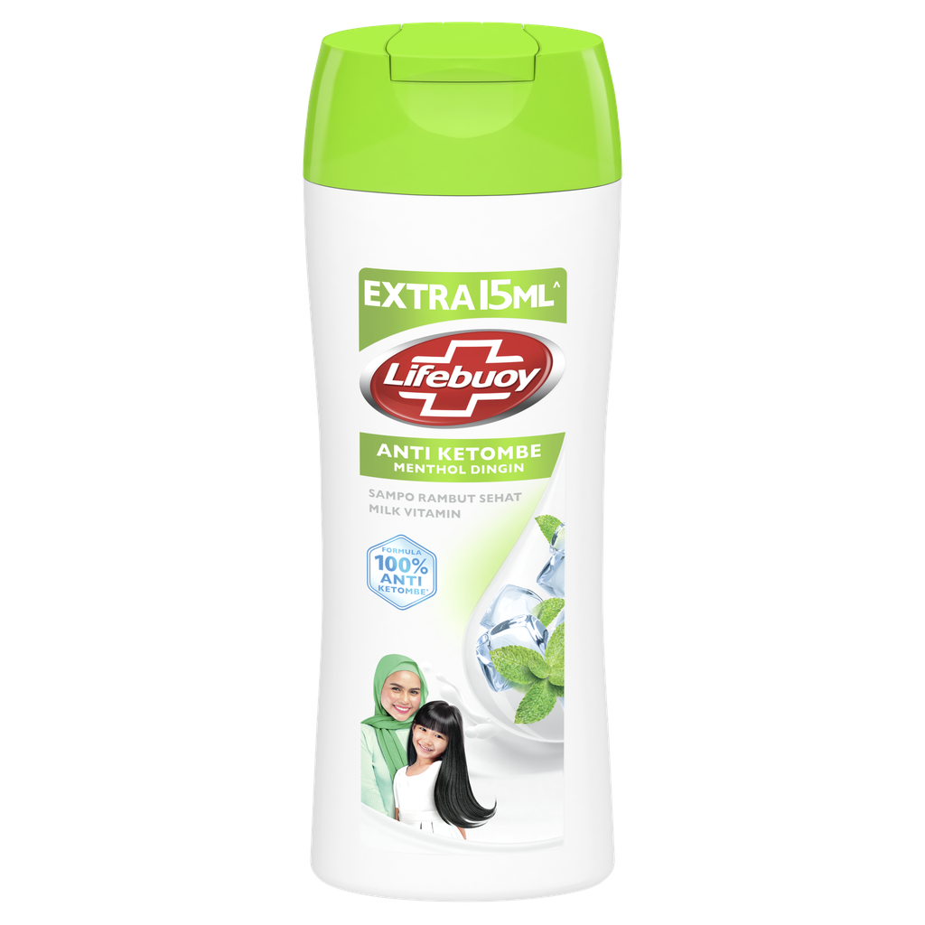 Lifebuoy Shampo Anti Ketombe Menthol Dingin 340ML