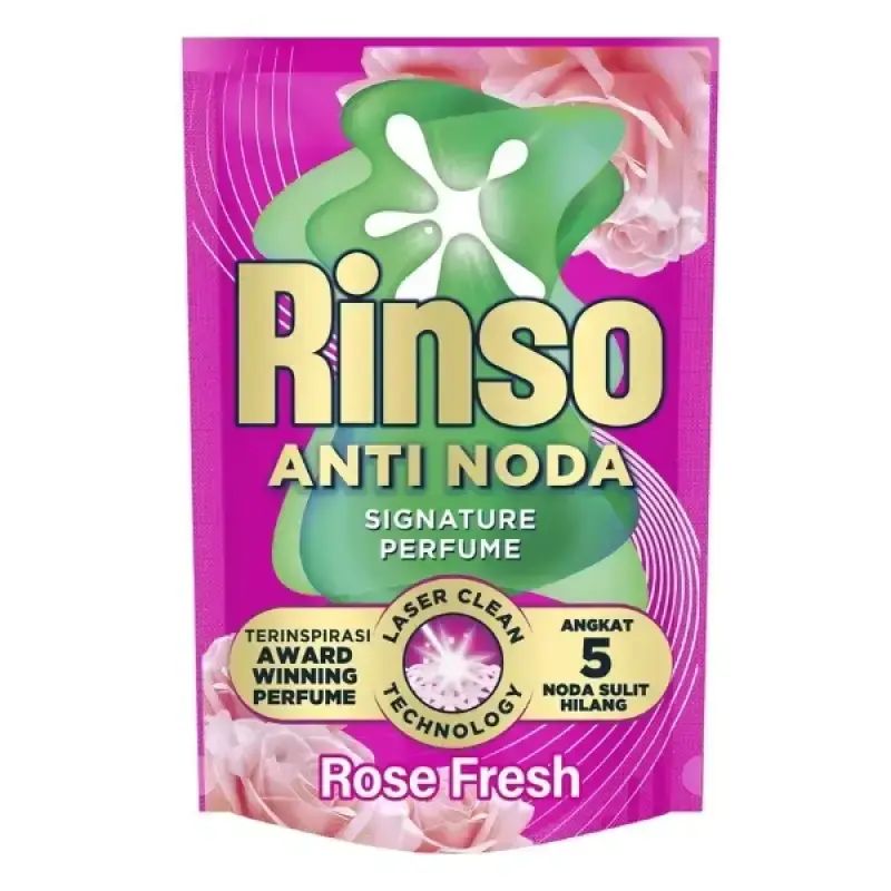 Rinso Liquid Anti Noda Rose Fresh Pch 700GR