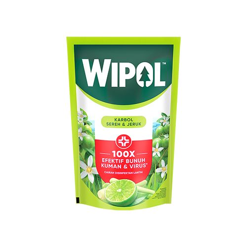 Wipol Karbon Sereh & Jeruk Pch 190GR
