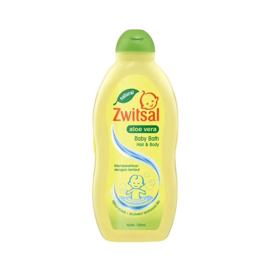 Zwitsal Hair & Body Bath Aloe Vera 100GR