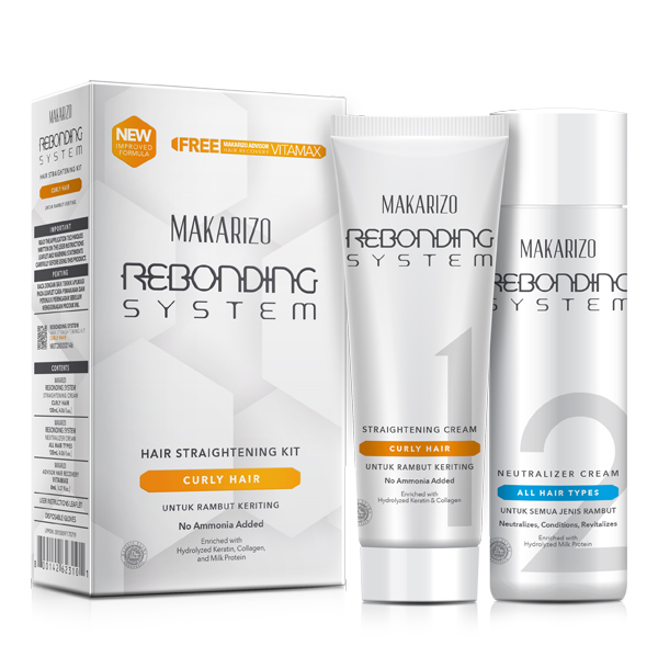Makarizo Rebonding System Curly Hair 120ML