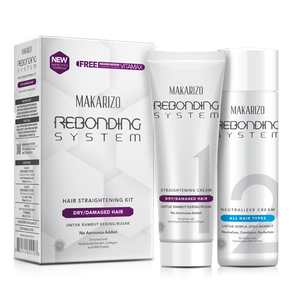 Makarizo Rebonding System Dry/Damaged Hair 120ML