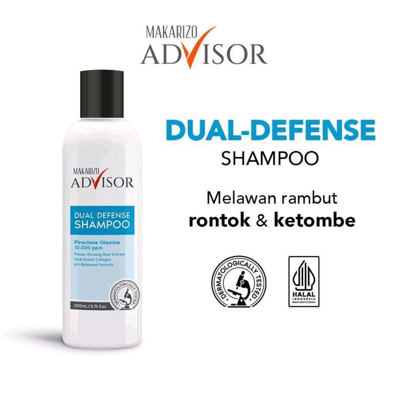 Makarizo Advisor Shampoo Dual Defense 200ML