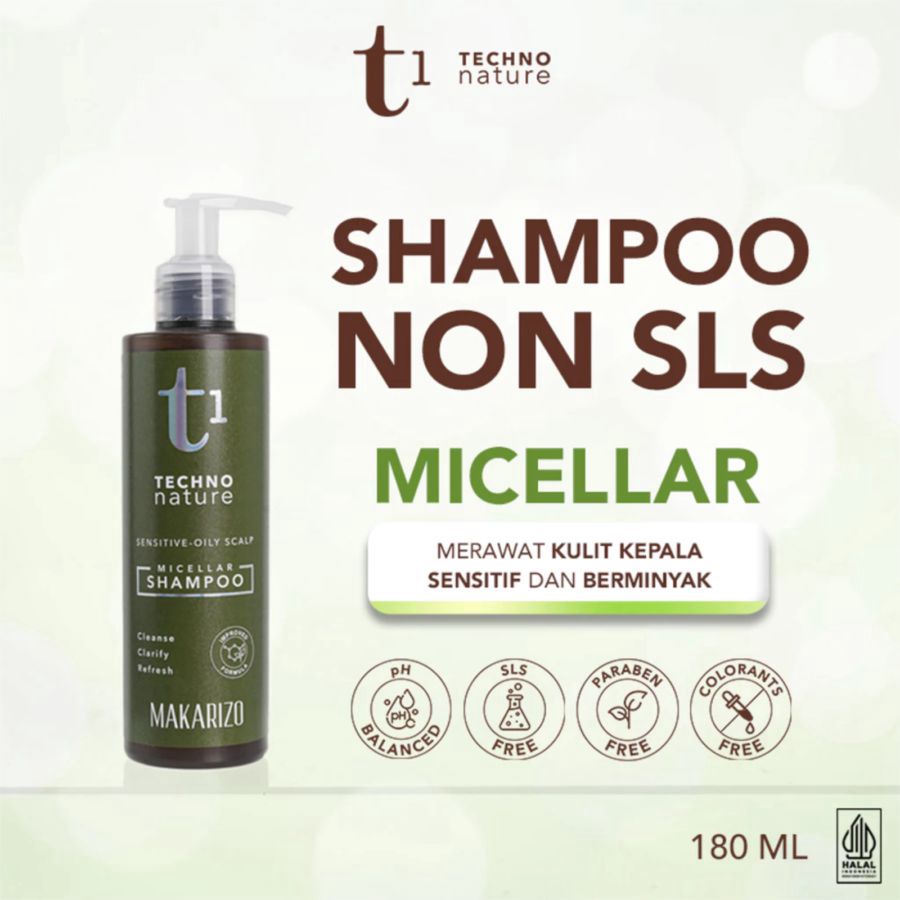 Makarizo Shampoo Techno Nature 180ML