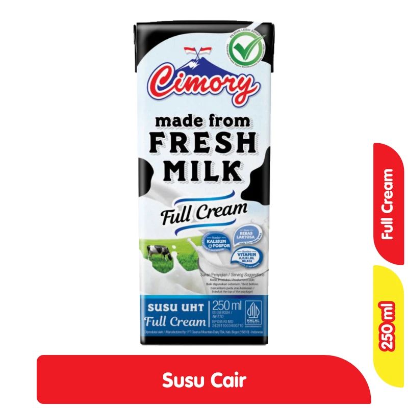 Cimory UHT Fresh Milk Full Cream 250ML