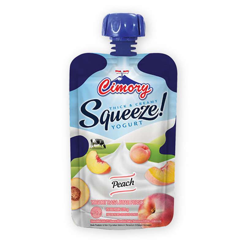 Cimory Yogurt Peach Pch 120GR